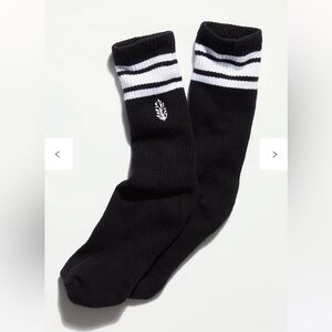 NWT Free People & Luck Honey NYC collab Black & White Athletic Socks